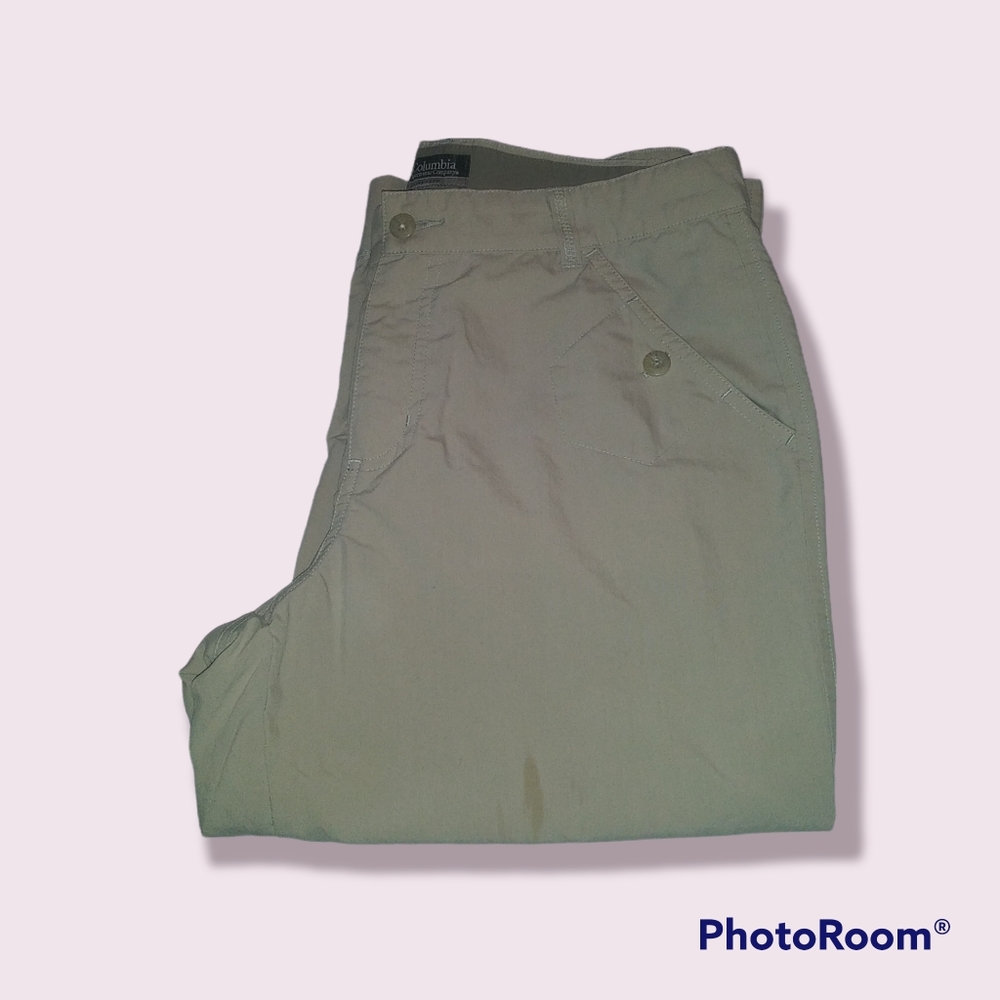4/$25 Columbia Outdoors Khaki Capris Pants Size 10
